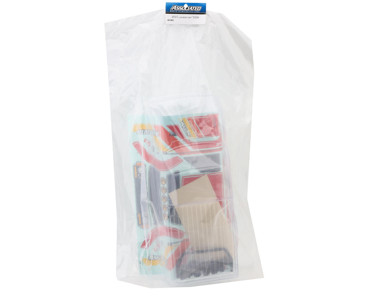Team Associated MT12+ Lux Body Set (Clear)