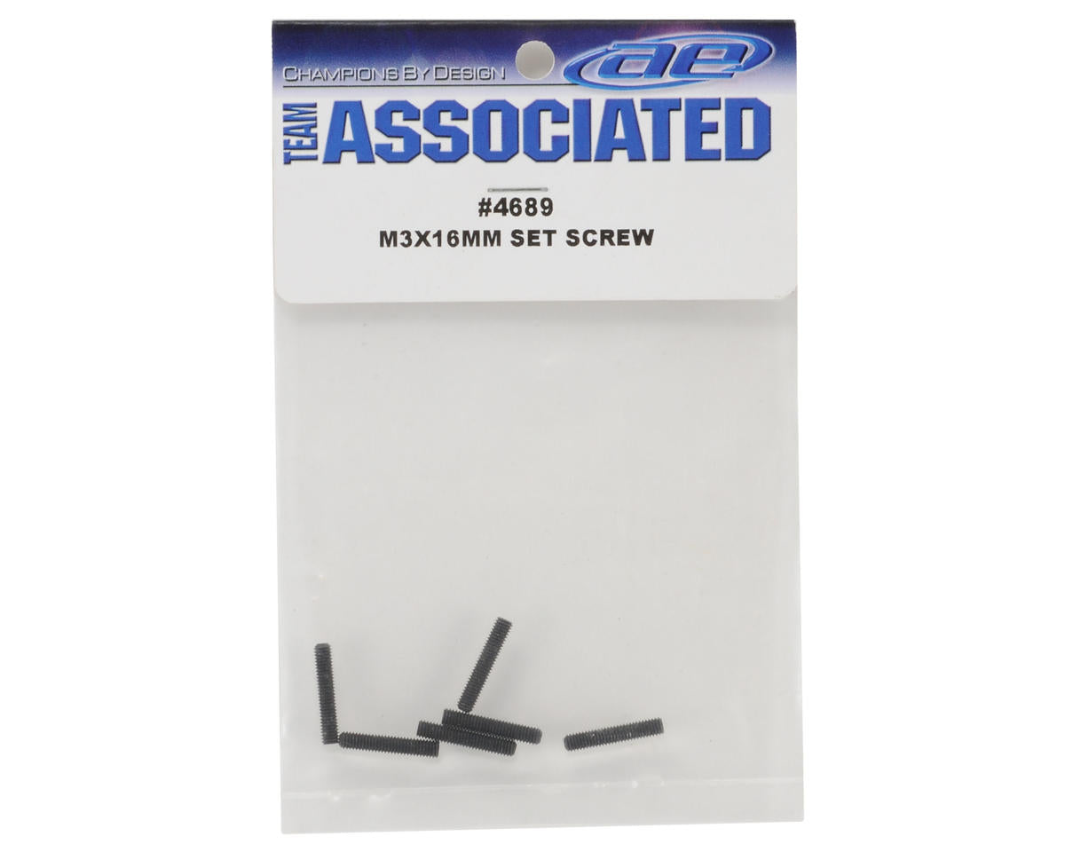 Team Associated Set Screws 3x16 mm