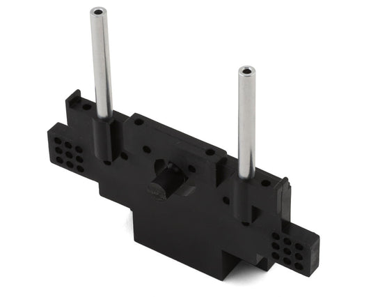 Team Associated RC10 Rear Bulkhead w/Wing Tubes (Black)
