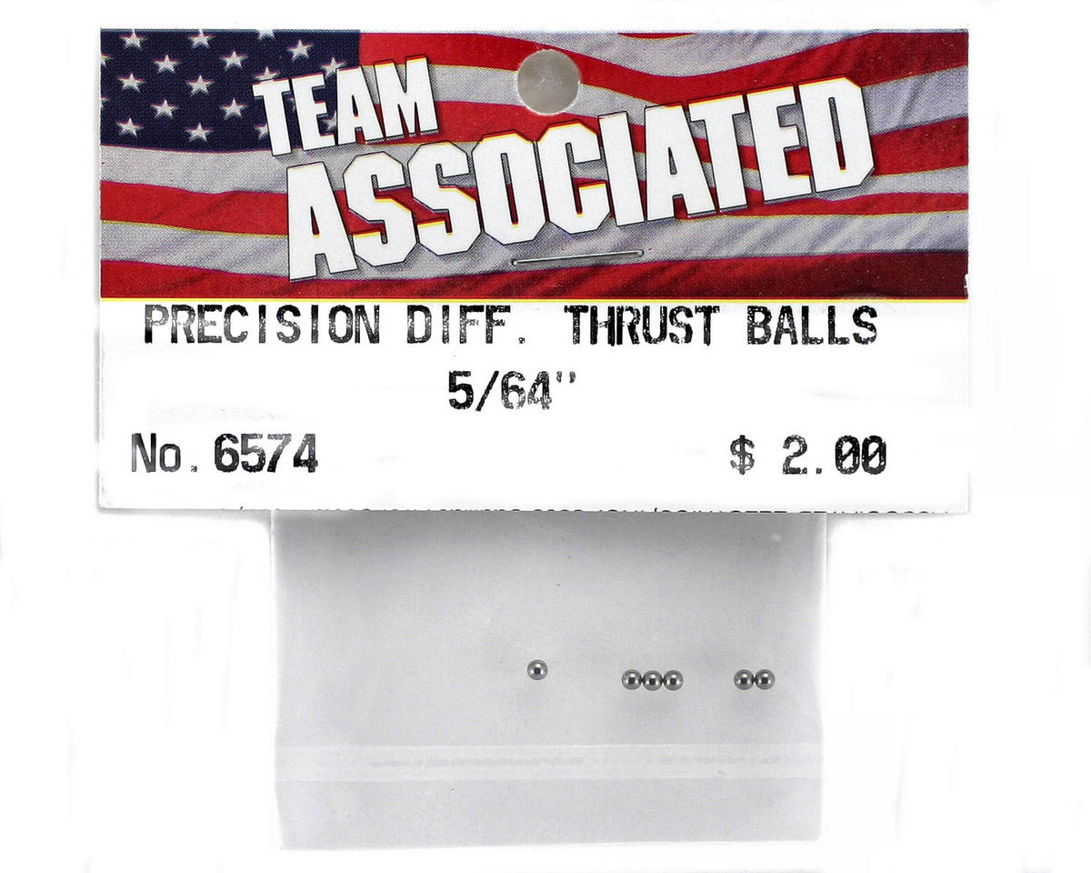 Team Associated 5/64" Precision Differential Thrust Ball (6)