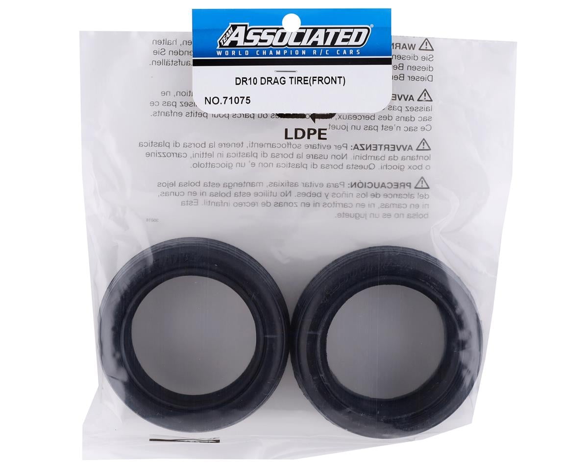 Team Associated DR10 Front Drag Tires (2)