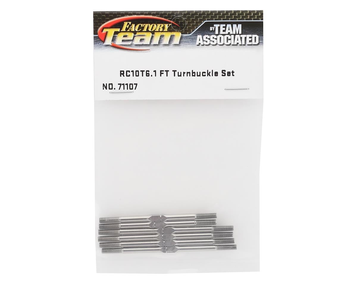 Team Associated Factory Team RC10T6.1 Titanium Turnbuckle Set
