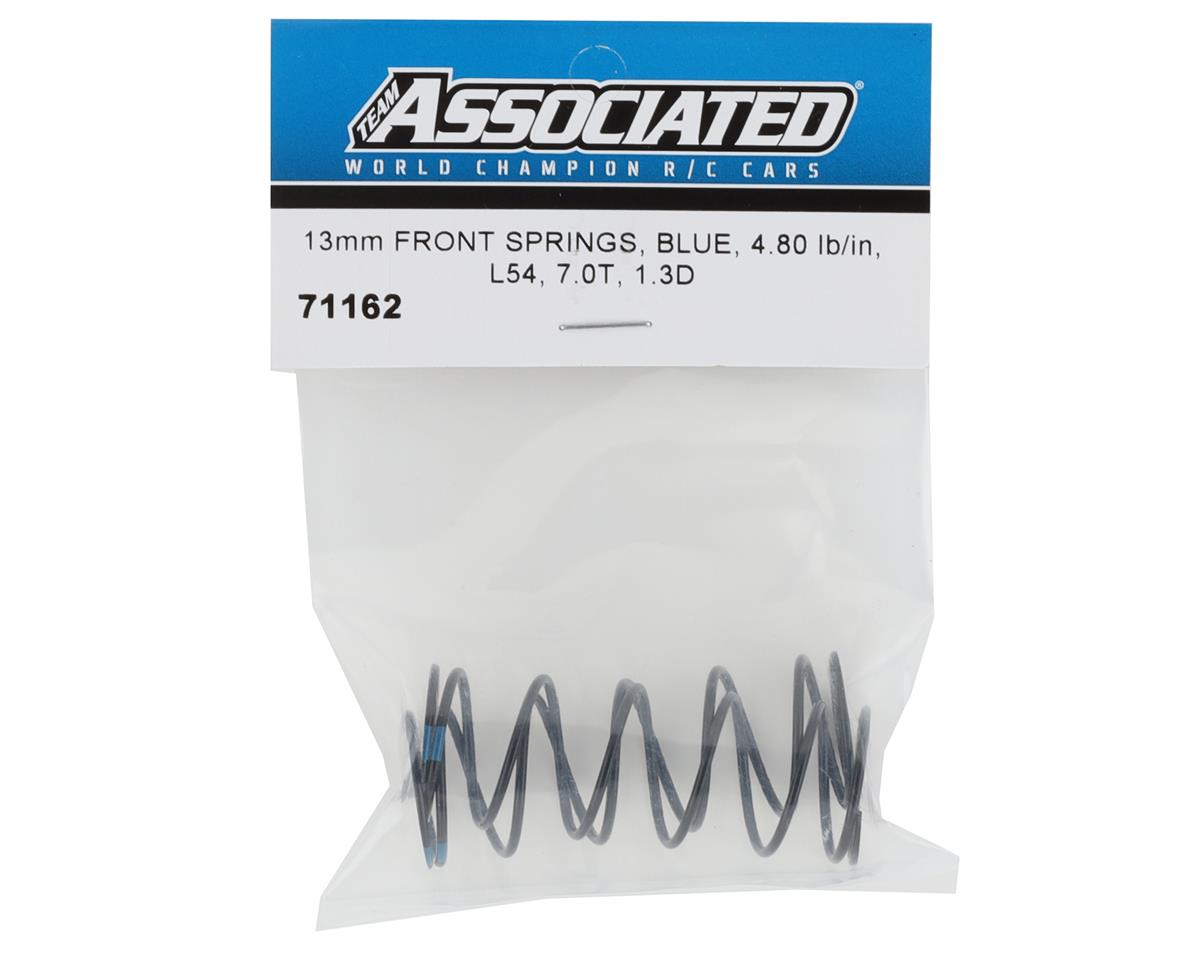 Team Associated 13mm Front Shock Spring (Blue/4.80lbs) (54mm)