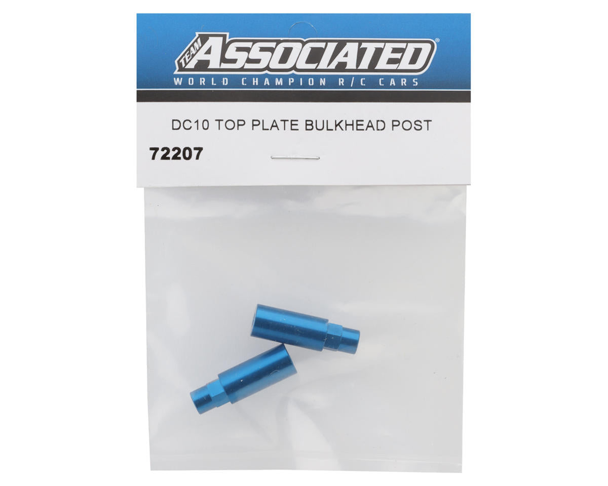 Team Associated DC10 Top Plate Bulkhead Posts (2)