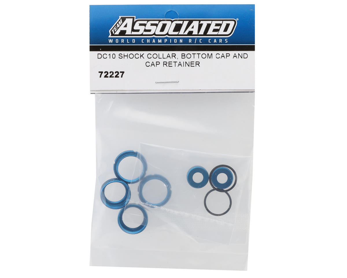 Team Associated DC10 Shock Collars & Bottom Caps