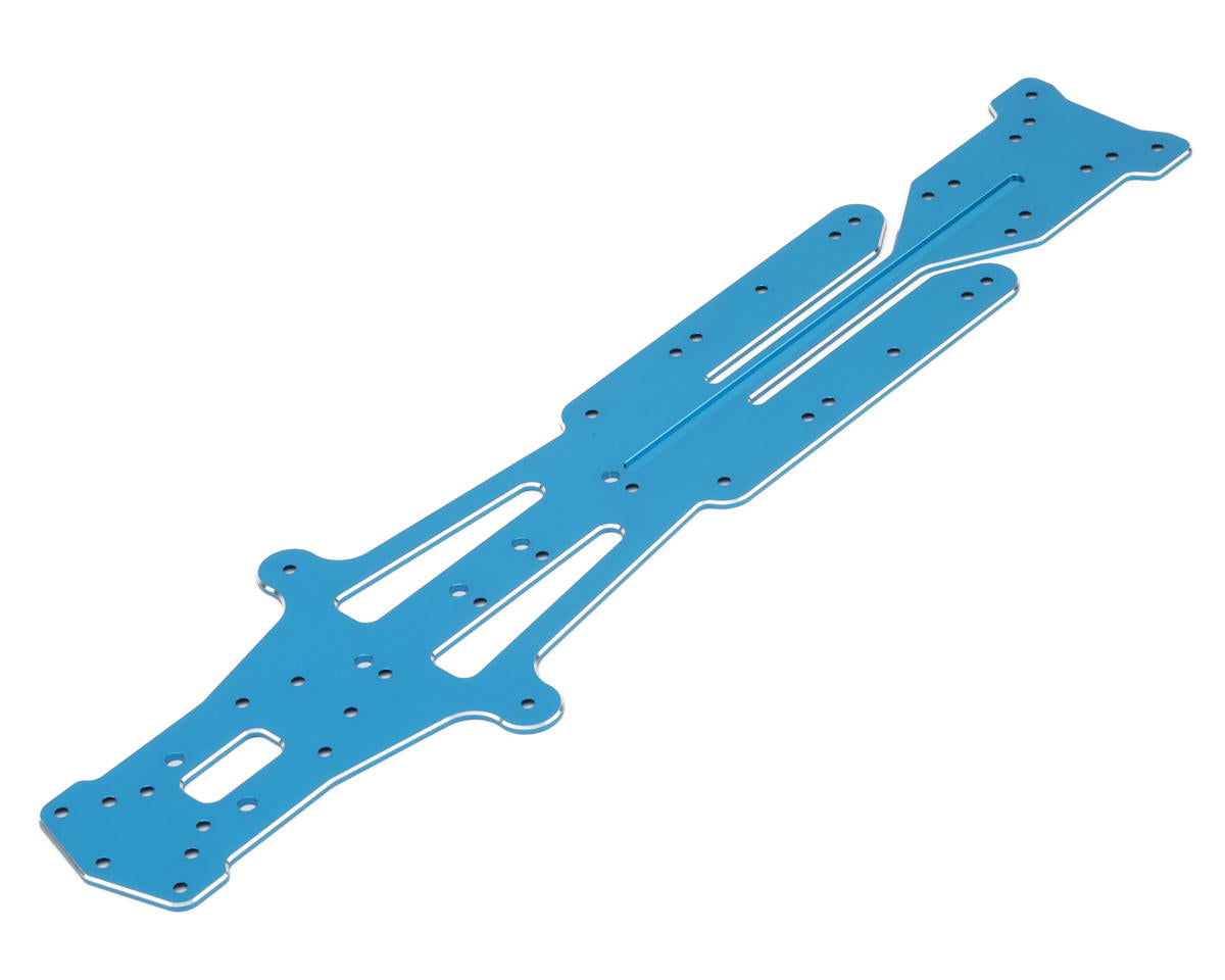 Team Associated DC10 Factory Team CNC Aluminum Drift Flex Chassis (Blue)