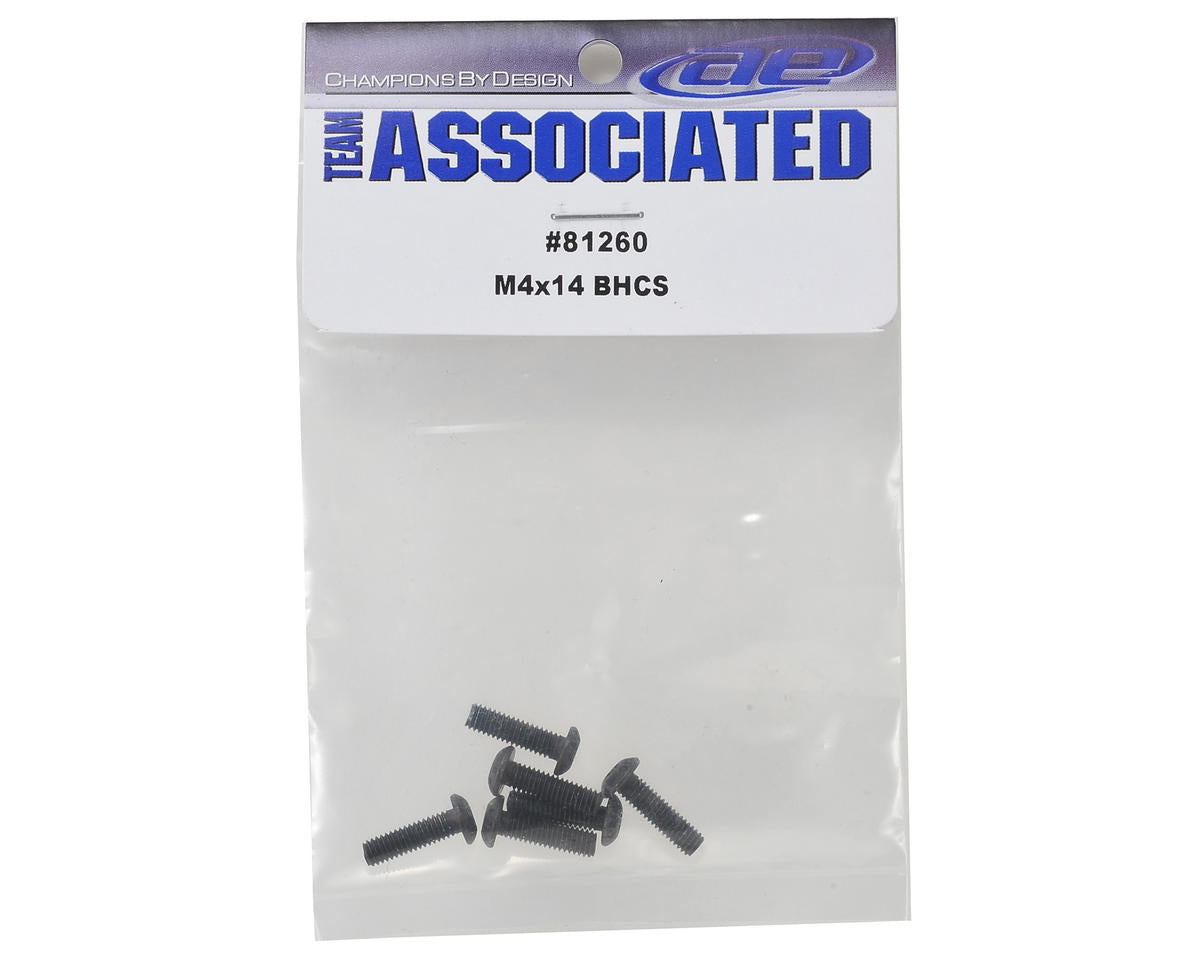 Team Associated 4x14mm Button Head Hex Screw (6)