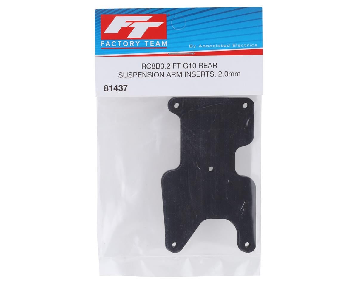 Team Associated RC8B3.2 Factory Team 2.0mm G10 Rear Suspension Arm Inserts (2)