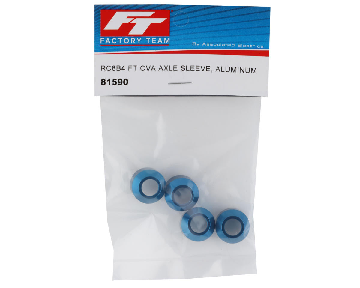 Team Associated RC8B4/RC8B4e Factory Team Aluminum CVA Axle Sleeve Set (2)