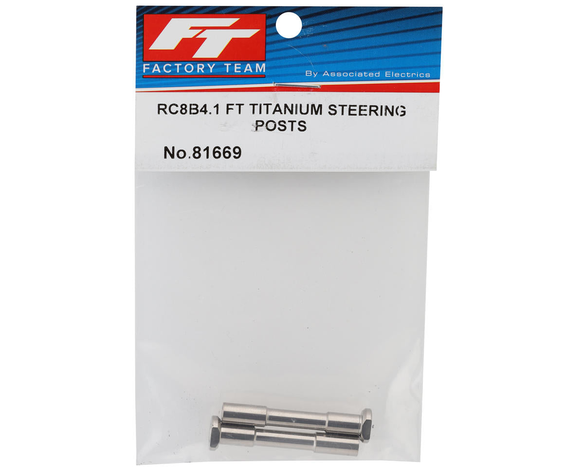 Team Associated RC8B4.1 Factory Team Titanium Steering Posts (2)