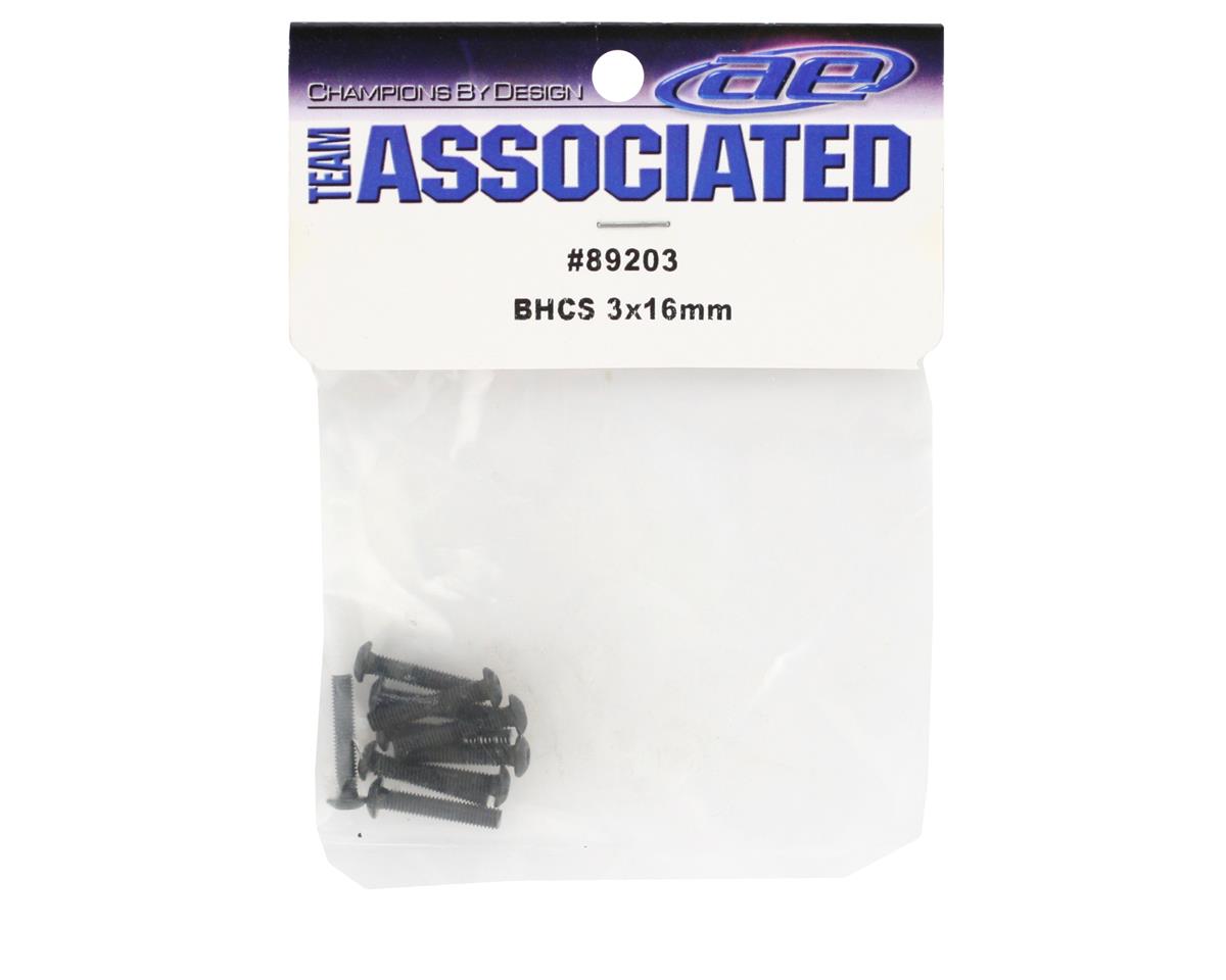 Team Associated 3x16mm BHC Screws (10)