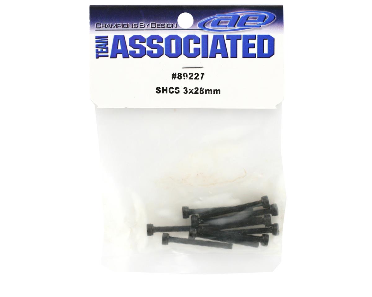 Team Associated 3x28mm SHC Screws (10)
