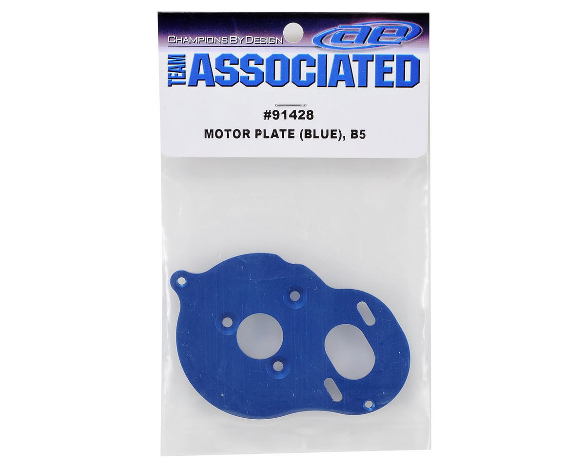 Team Associated Motor Plate (Blue)