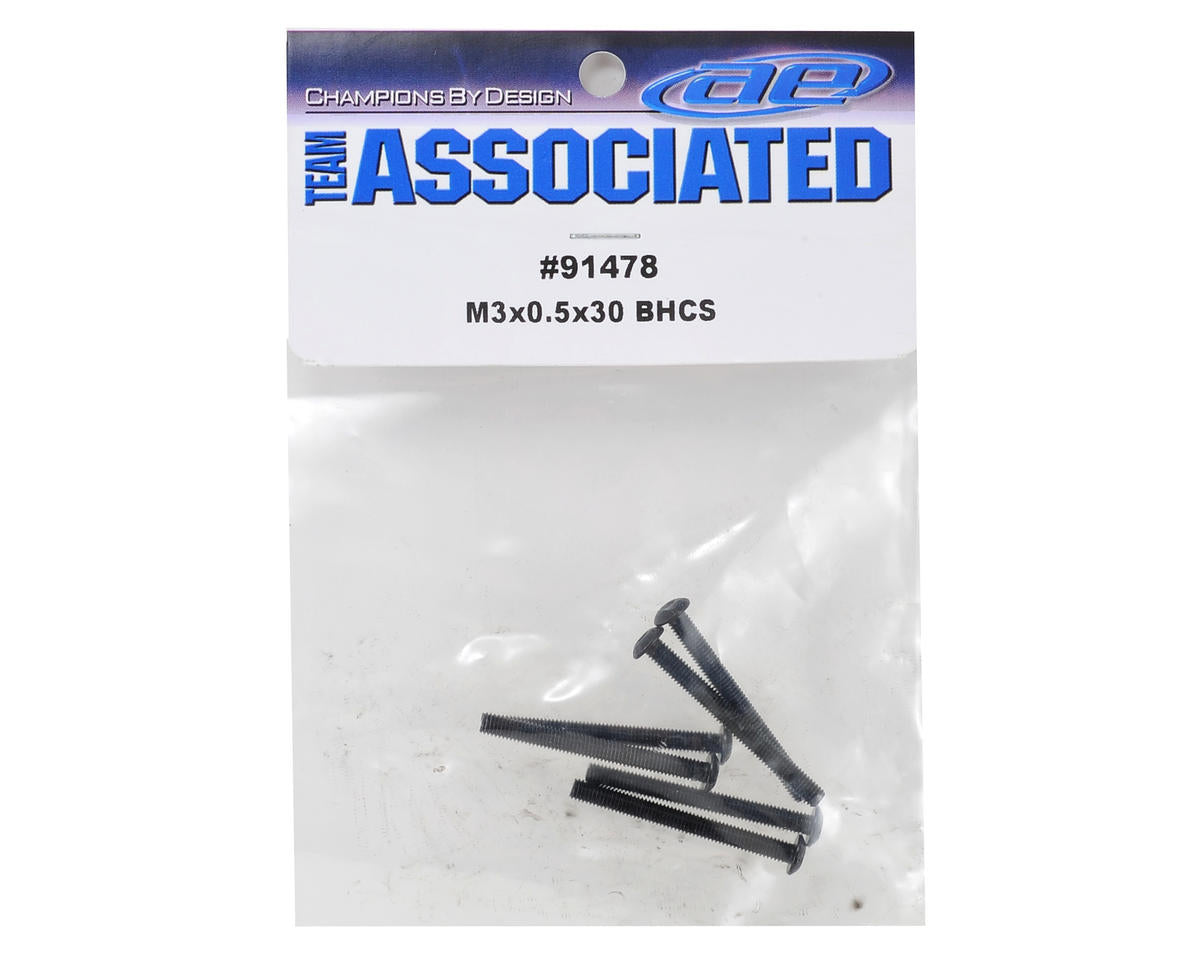 Team Associated M3x0.5x30 Button Head Screw (6)