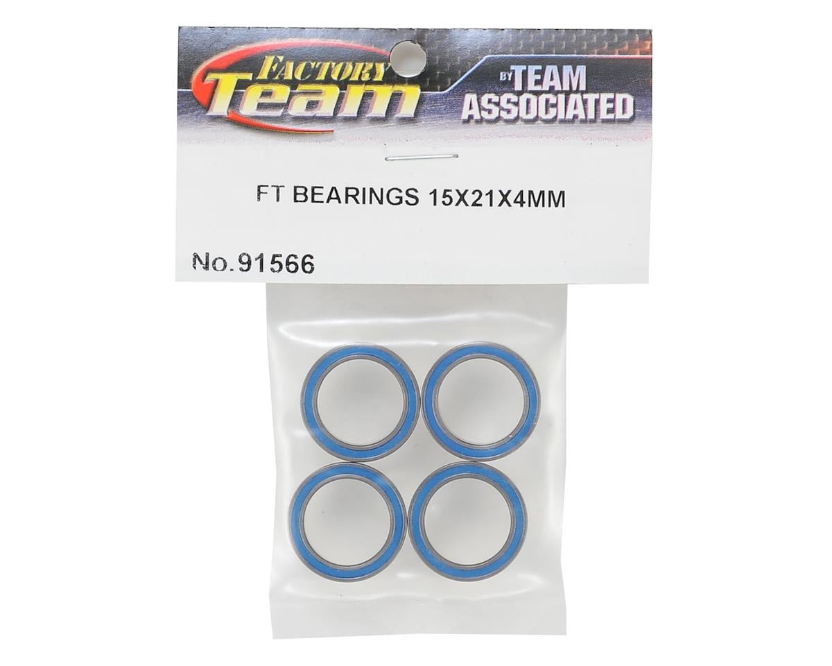 Team Associated 15x21x4mm Factory Team Bearings (4)