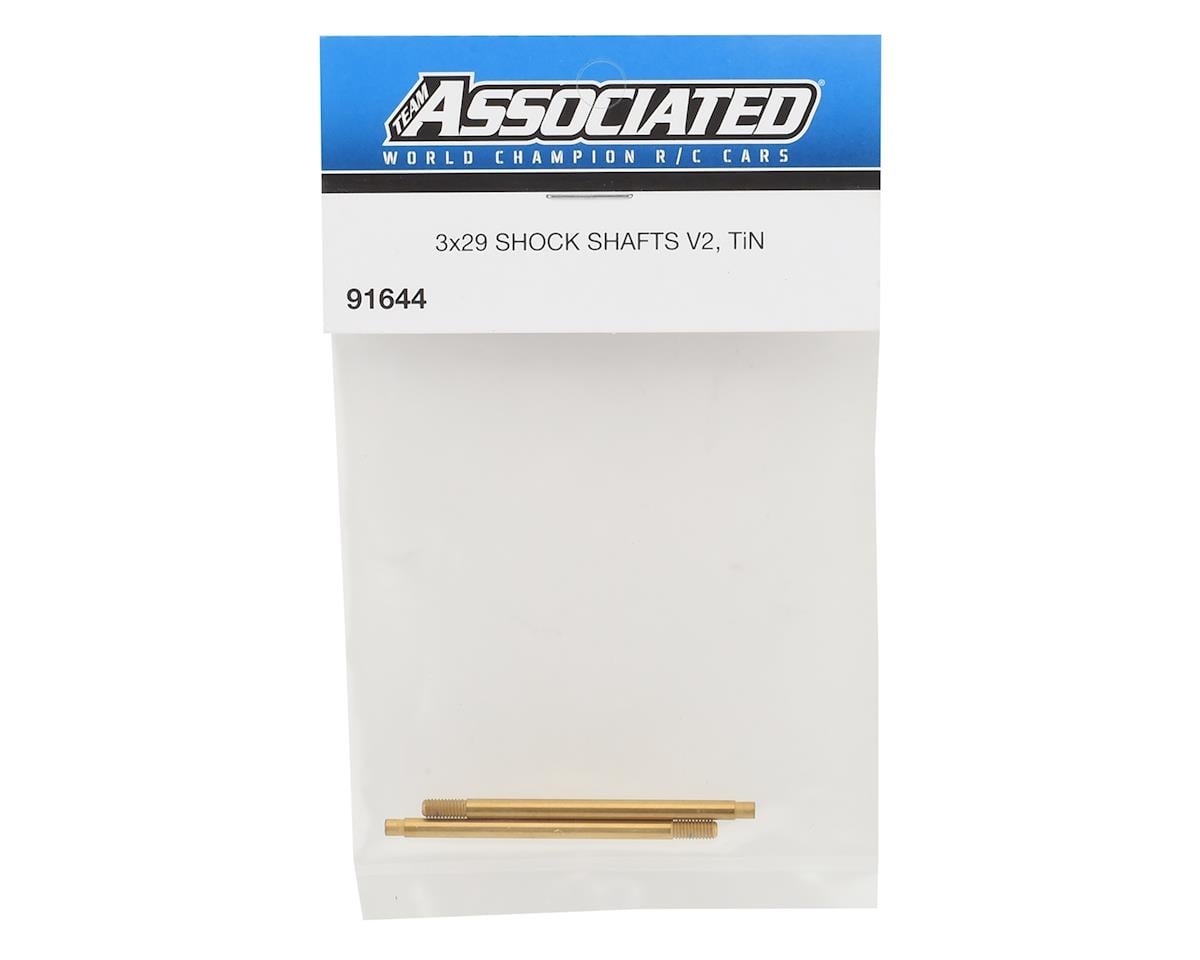 Team Associated 3x29mm V2 Ti-Nitride Screw Mount Rear Shock Shaft (2)