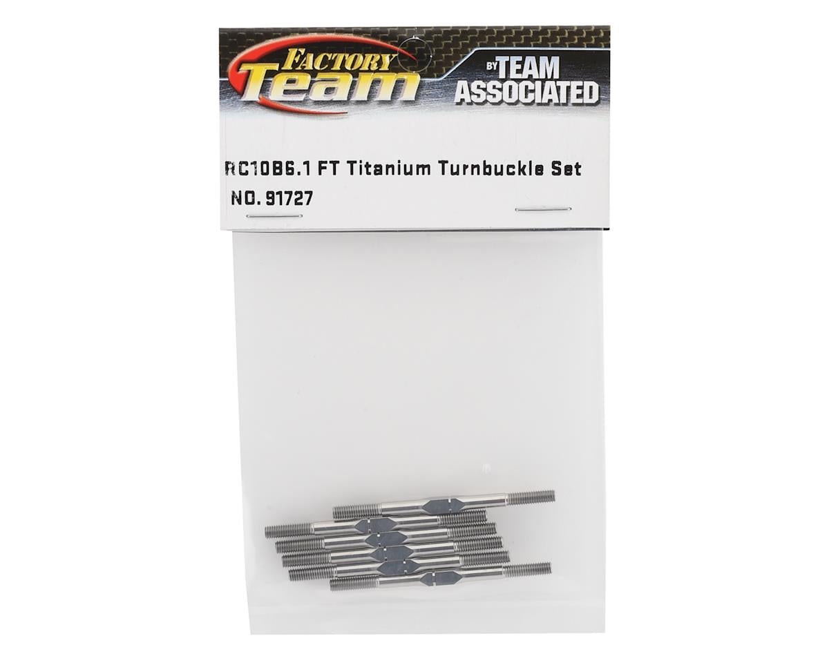 Team Associated 3x48mm Factory Team RC10B6.1 Titanium Turnbuckle Set