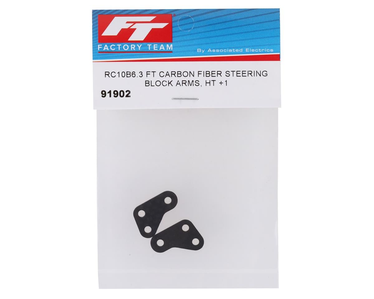 Team Associated RC10B6.3 Factory Team Carbon Fiber HT +1 Steering Block Arms