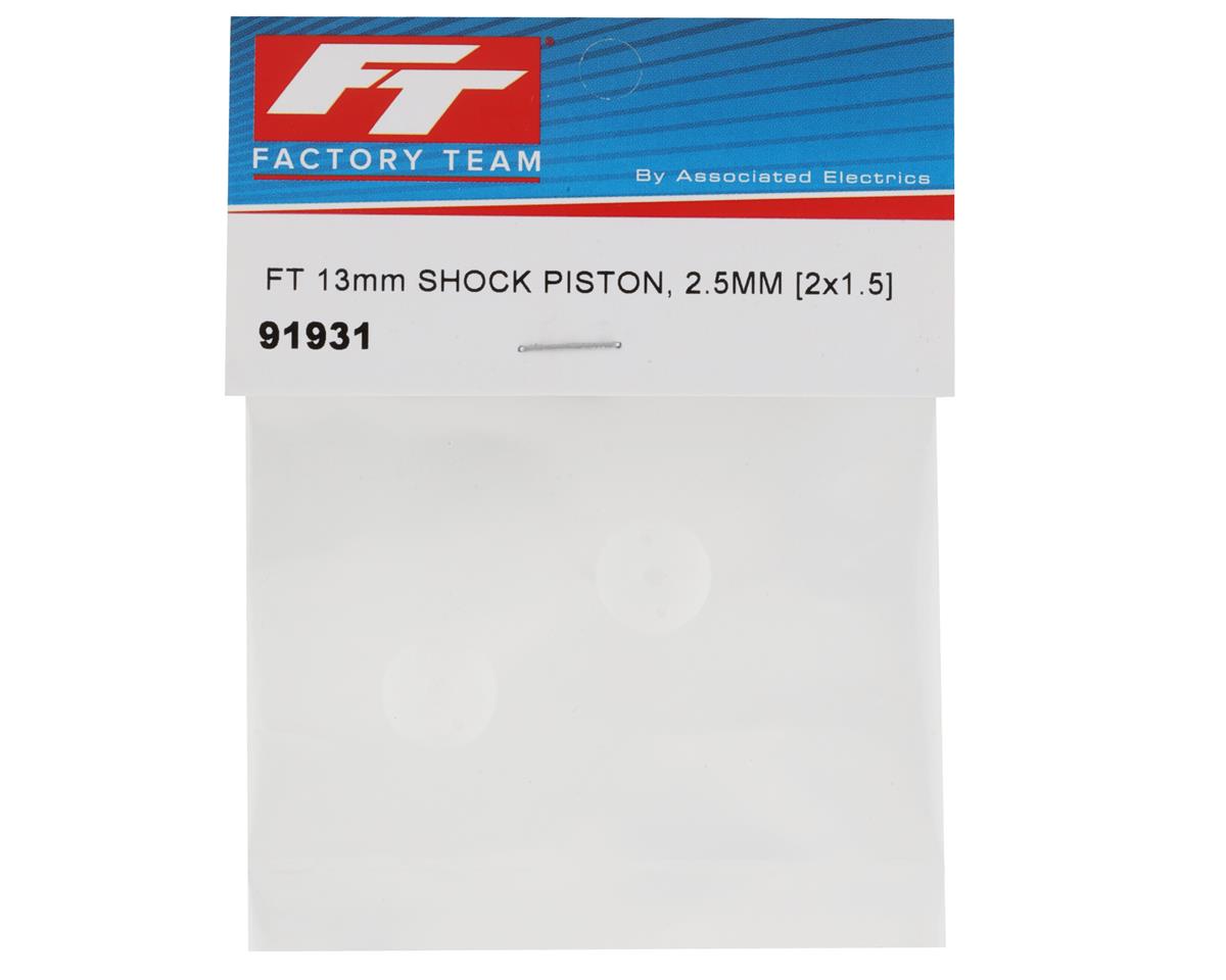 Team Associated Factory Team 13mm 2.5mm Shock Pistons (2) (2x1.5mm)