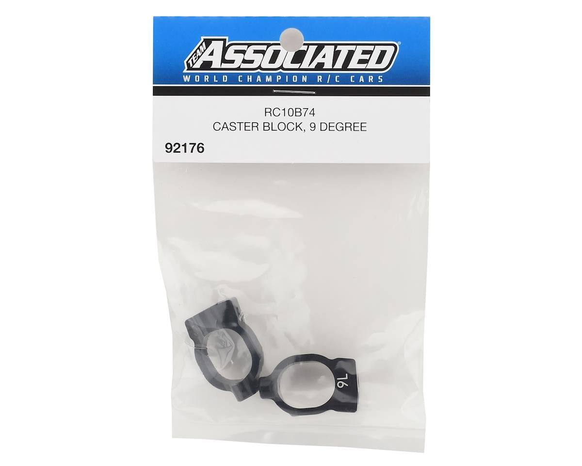 Team Associated B74 9° Aluminum Caster Block Set
