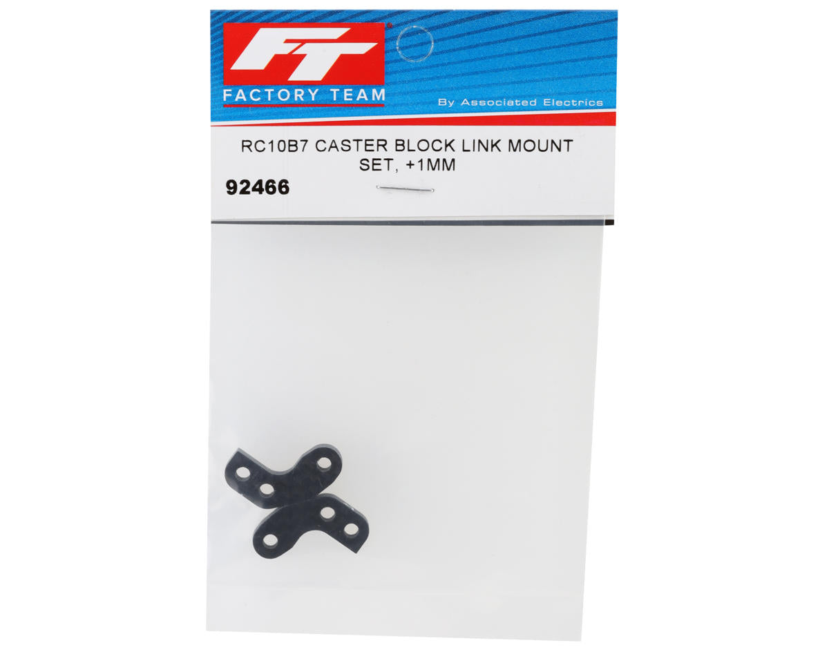 Team Associated RC10B7 Factory Team Caster Block Link Mounts (+1mm) (2)