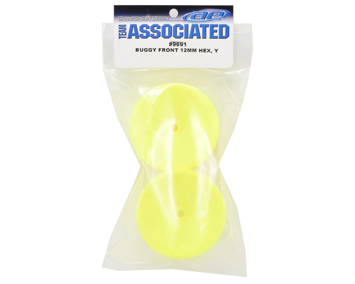 Team Associated 2.2 Front Buggy Wheels (2) (Yellow)
