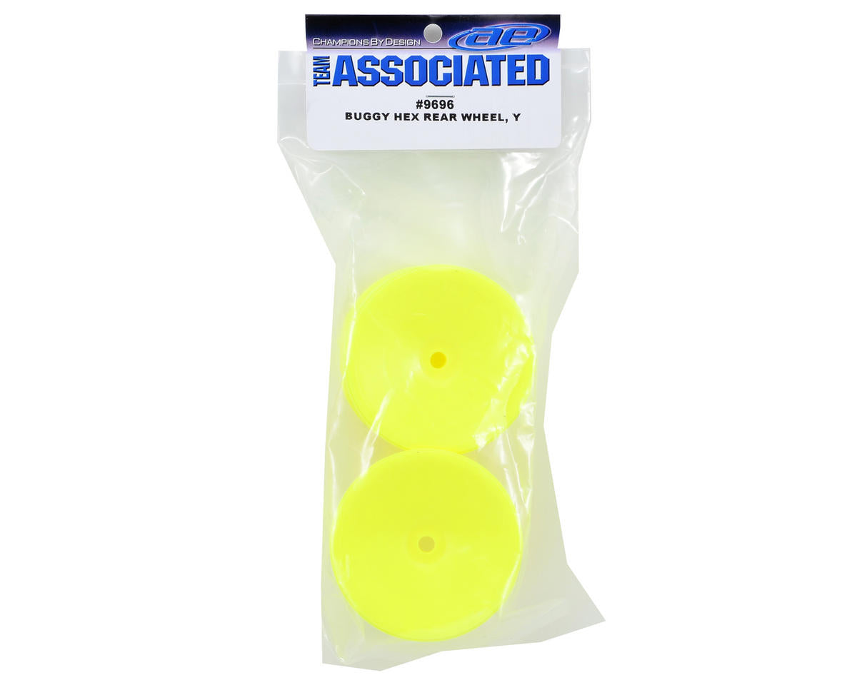 Team Associated 2.2 Rear Buggy Wheels (2) (Yellow)