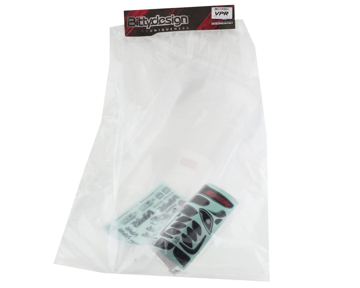 Bittydesign VPR 1/10 Pro No Prep Street Eliminator Drag Racing Body (Clear)