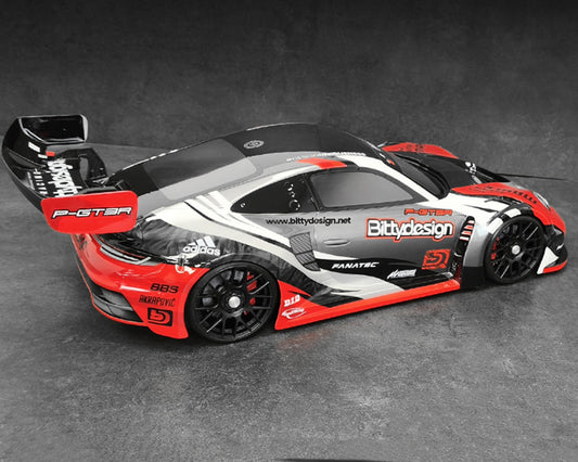 Bittydesign P-GT3R 1/8 On-Road GT Body (Clear) (360mm Wheelbase)
