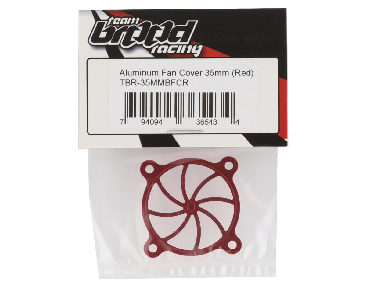 Team Brood Aluminum 35mm Fan Cover (Red)