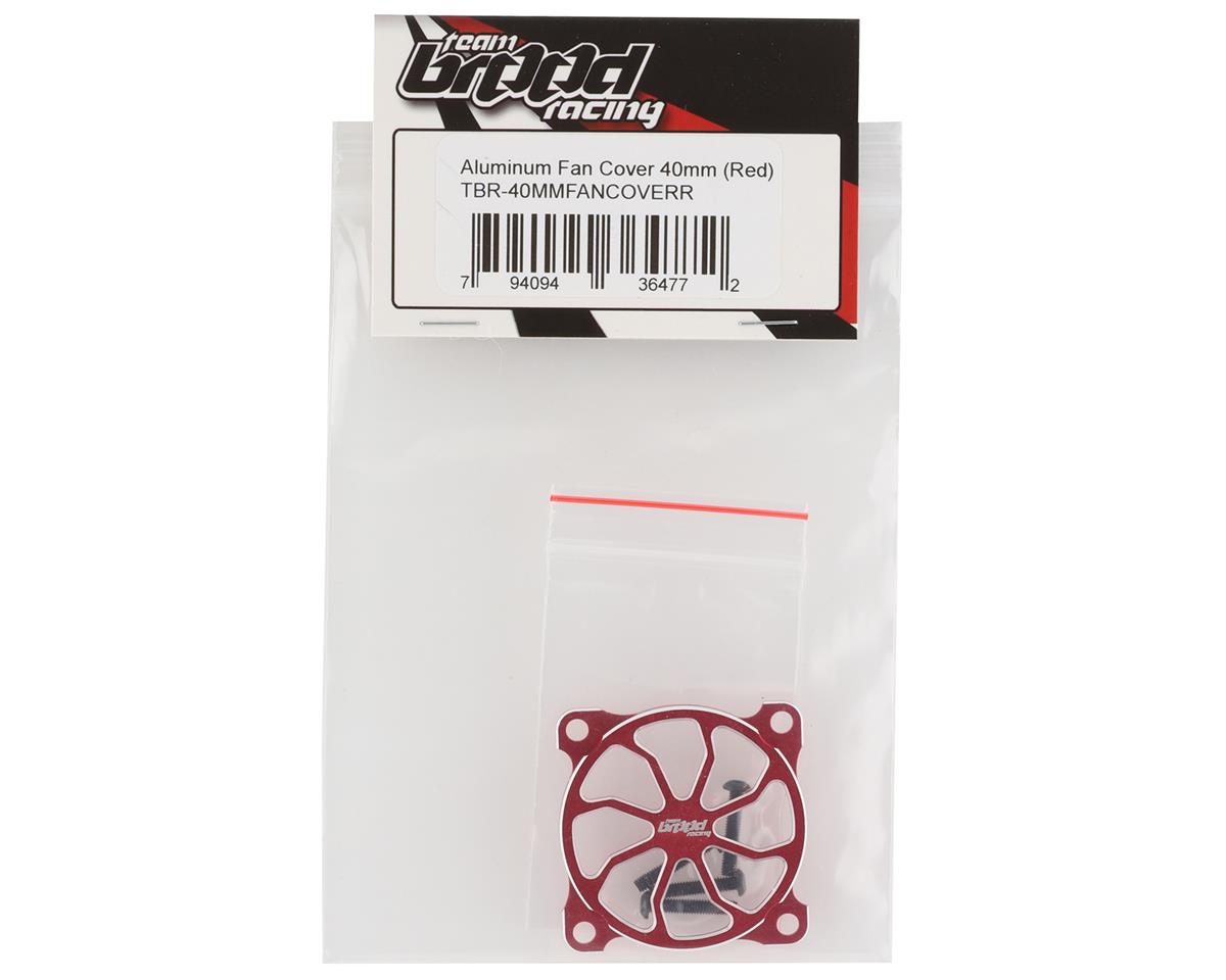 Team Brood 40mm Aluminum Fan Cover (Red)