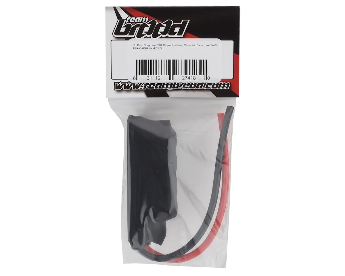 Team Brood "Micro" No Prep Drag Low ESR Capacitor Bank (Low Profile)