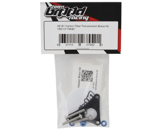 Team Brood Team Associated RC10B7/B7D Carbon Fiber Transmission Brace Kit