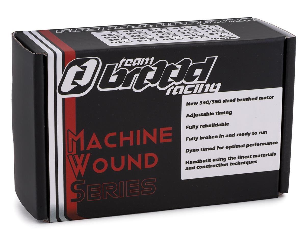 Team Brood Demolition 550 5-Slot Skewed Machine Wound Brushed Motor (10T)