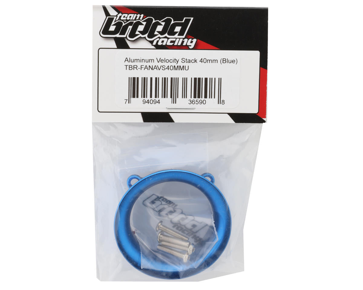 Team Brood 40mm 6061 Aluminum Velocity Stack (Blue)