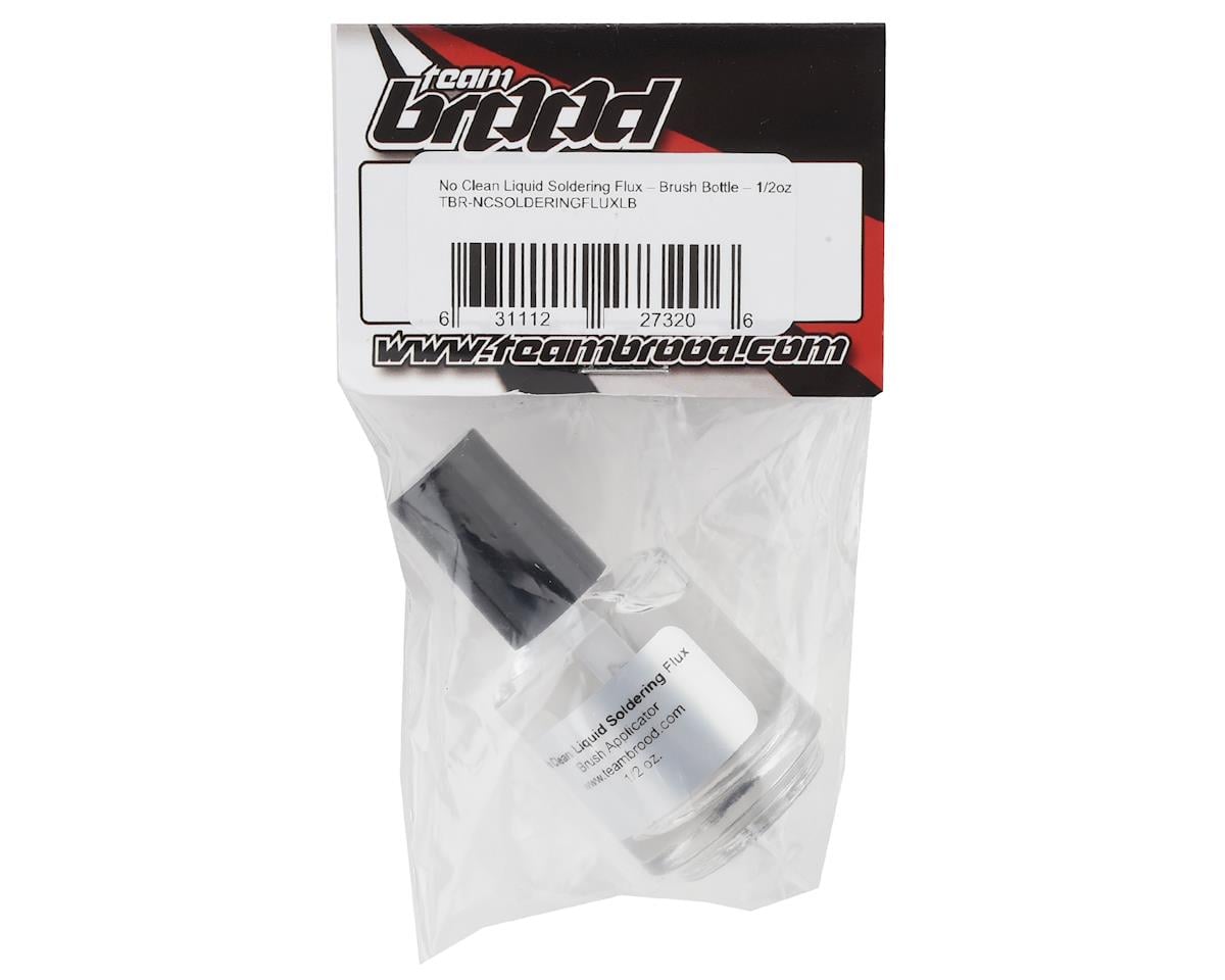 Team Brood No Clean Liquid Soldering Flux Brush Bottle (1/2oz)