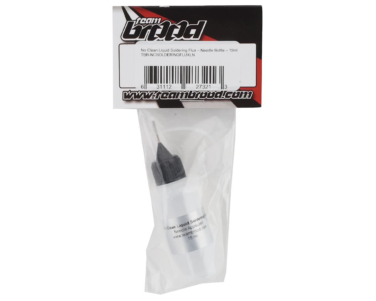 Team Brood No Clean Liquid Soldering Flux Needle Bottle (1/2oz)