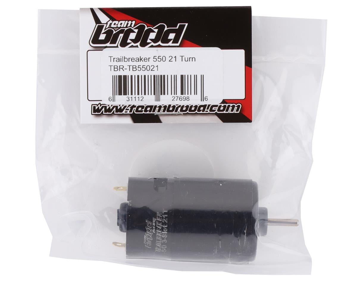 Team Brood Trailbreaker 550 Sealed Can 3 Slot Dual Magnet Brushed Motor (21T)