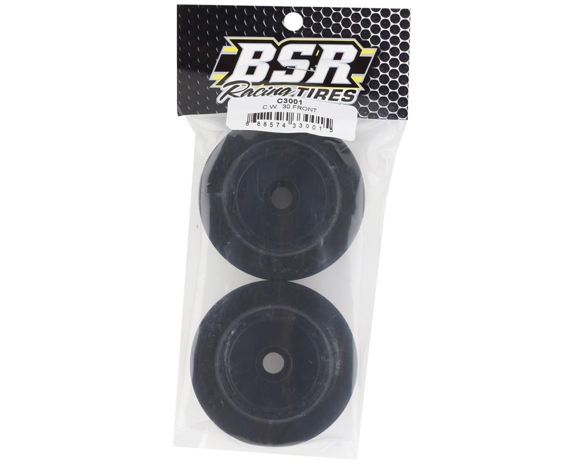 BSR Racing Custom Works Dirt Oval Front Mounted Foam Tires (2) (30 Shore)