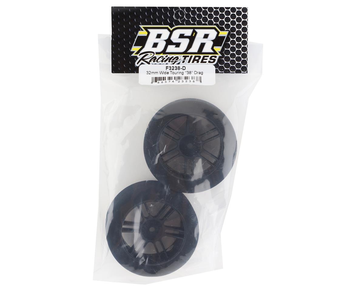 BSR Racing Drag Foam Tires (Black) (2) (32mm Wide) (38 Shore)