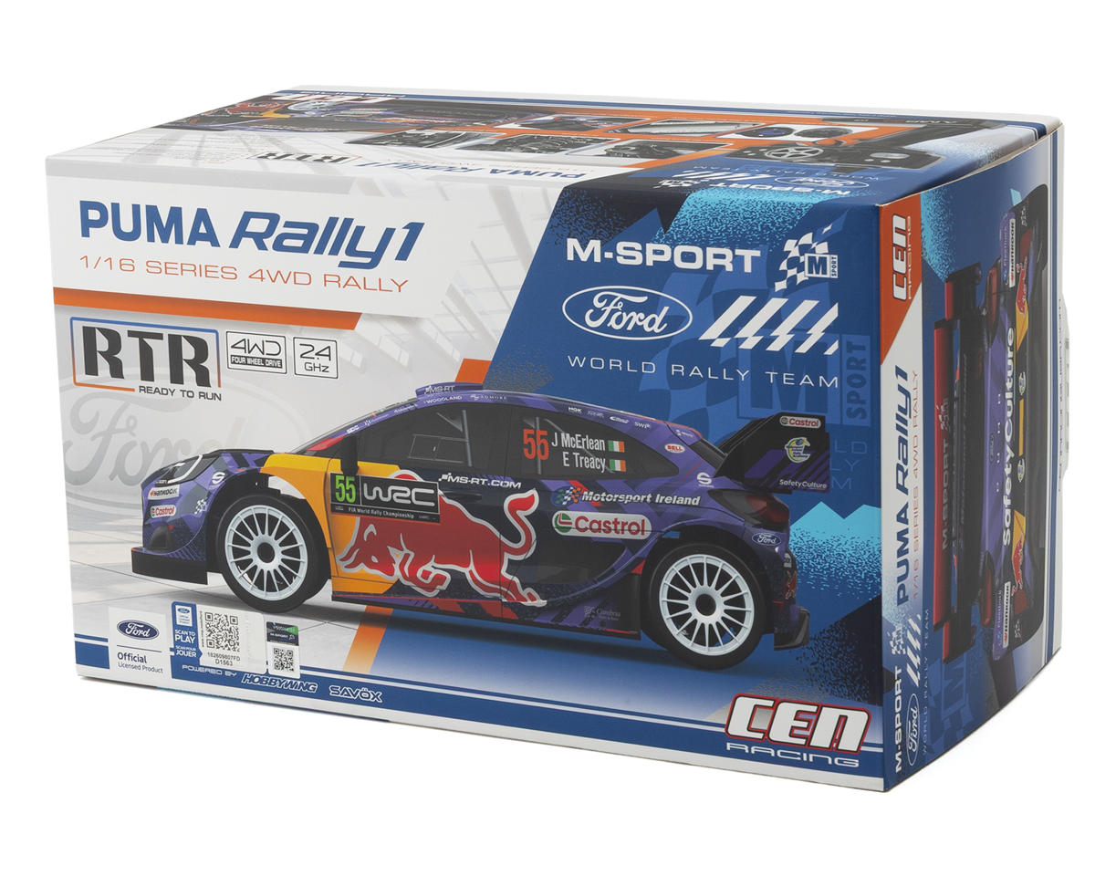 CEN M-Sport 2025 Ford Puma Rally 1 1/16 4WD RTR Brushless Rally Car