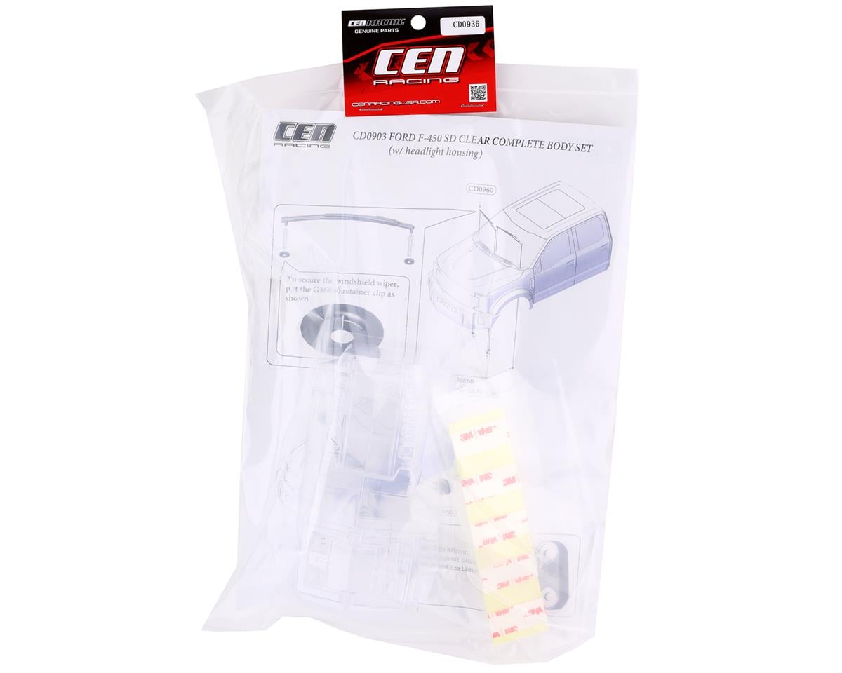 CEN F450 Front & Rear Light Buckets (Clear)