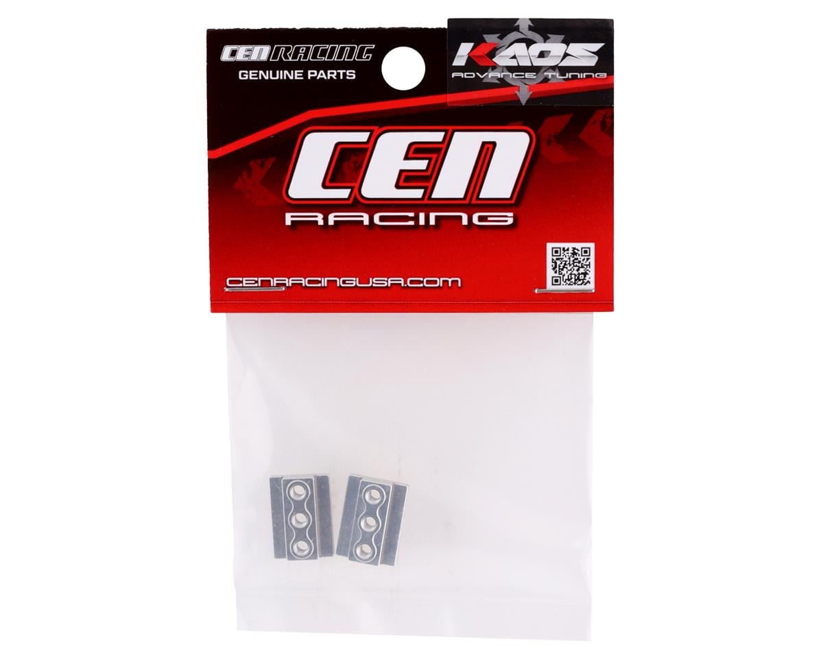 CEN Aluminum Chassis Rail Holding Blocks (Silver) (2)