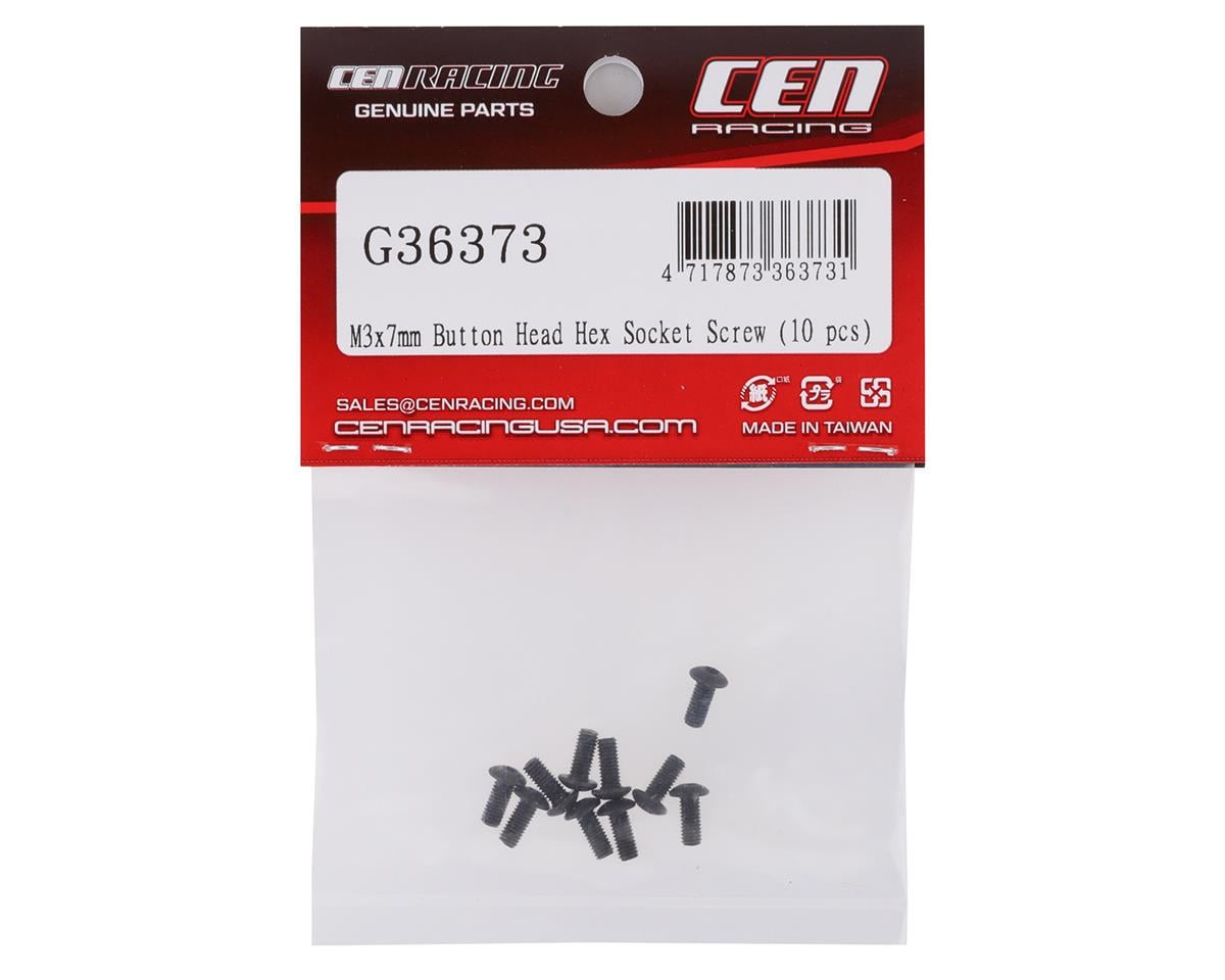 CEN 3x7mm Button Head Screw (10)