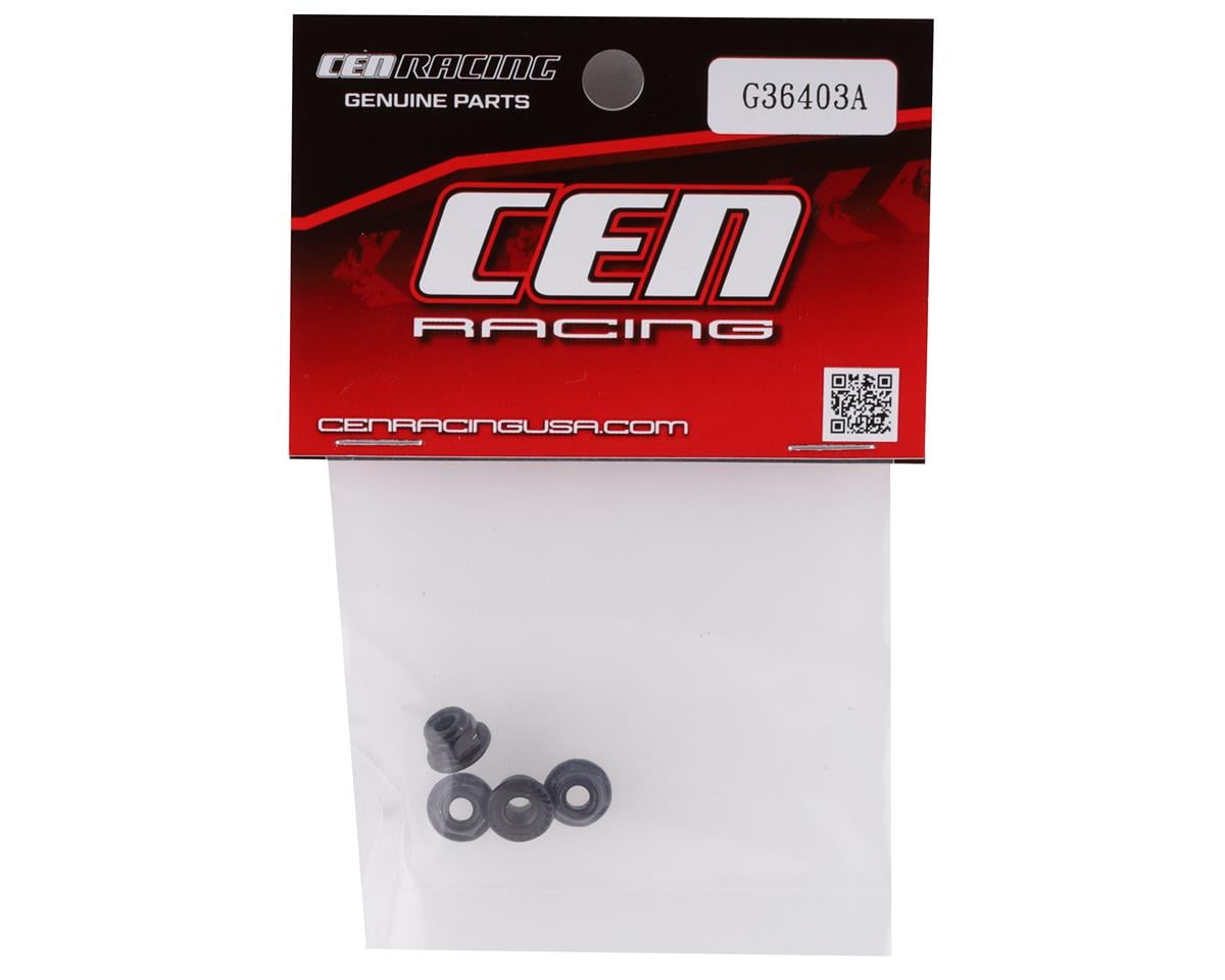 CEN M4 Nylon Serrated Flange Locknut (4)