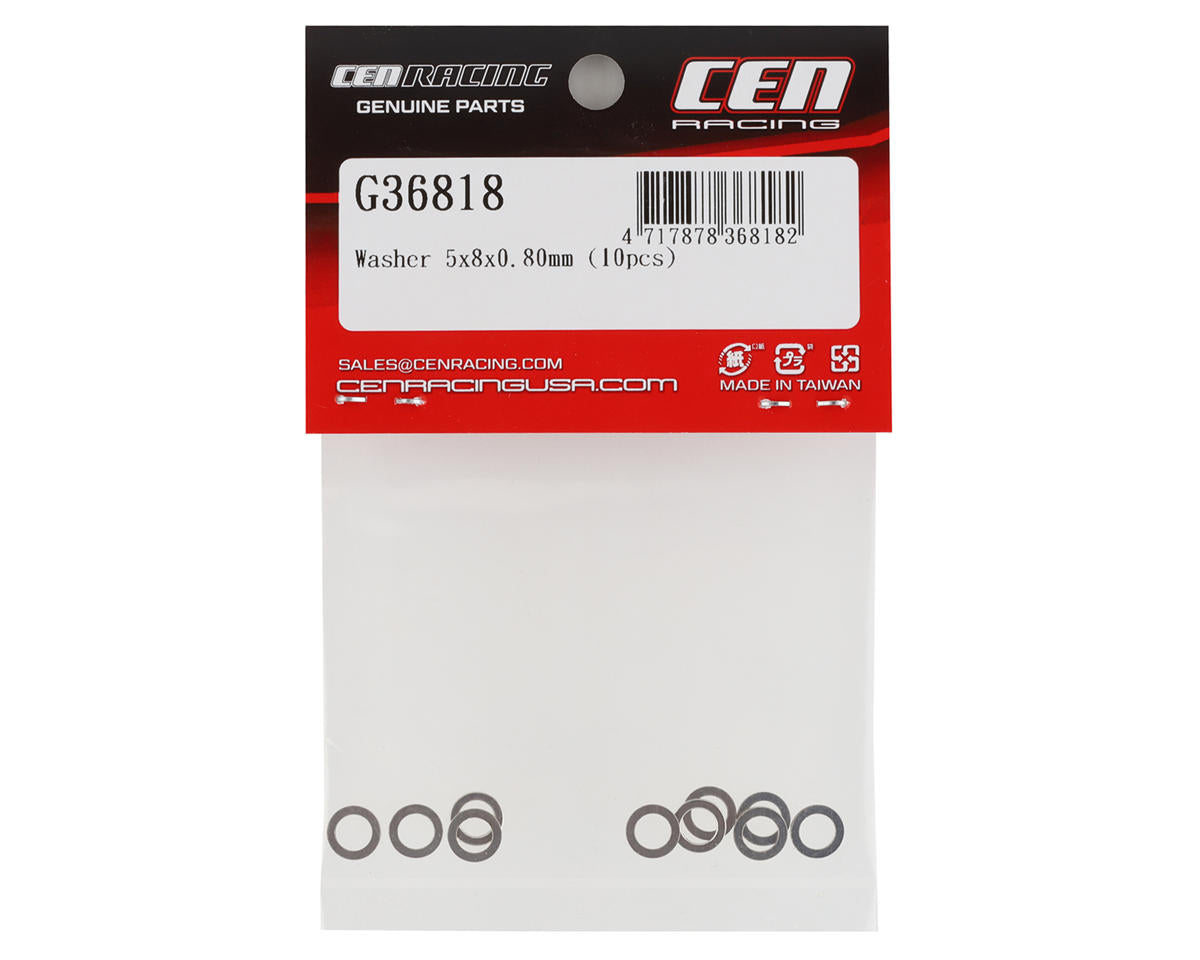CEN 5x8x0.8mm Washers (10)