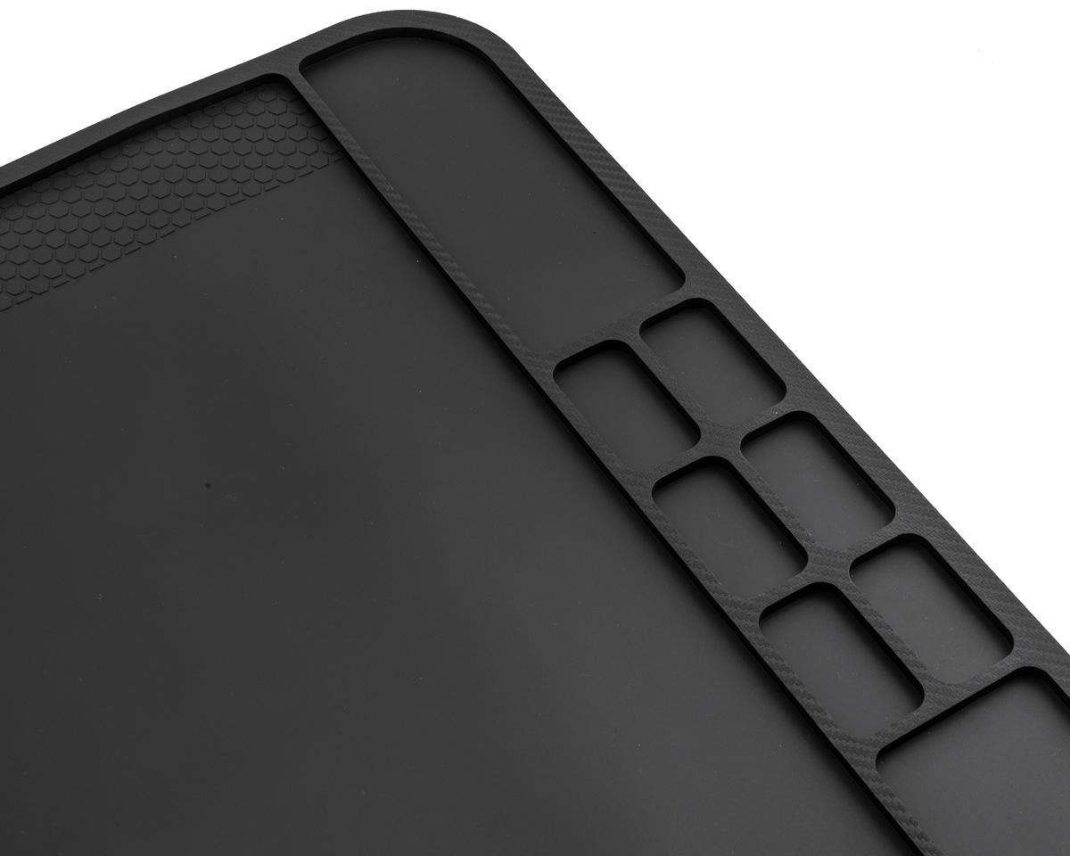 Cow RC Screw Catcher Carbon Series Rubber Pit Mat