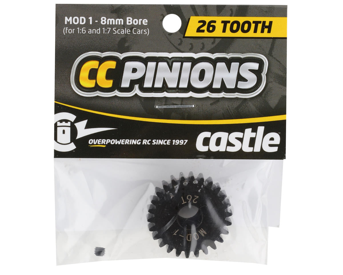 Castle Creations Mod 1 Pinion Gear w/8mm Bore (26T)