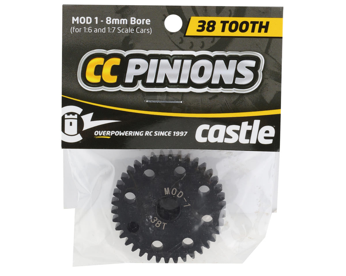Castle Creations Mod 1 Pinion Gear w/8mm Bore (38T)