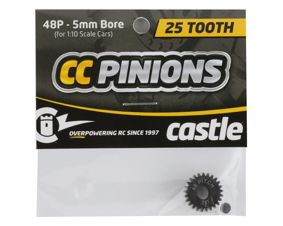 Castle Creations 48P Pinion Gear w/5mm Bore (25T)